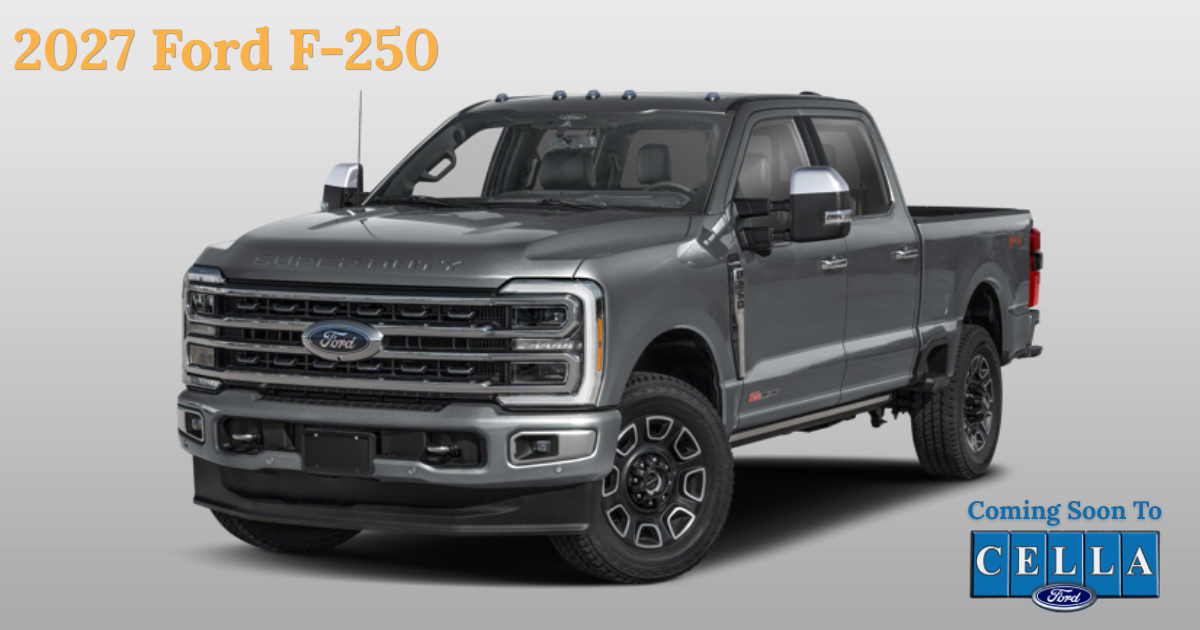 2027 Ford F-250 Super Duty truck coming soon to Cella Ford in New Bern NC