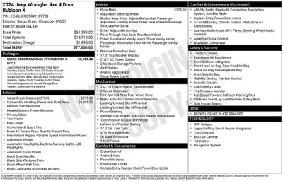 2024 Jeep Wrangler Rubicon X 4xe