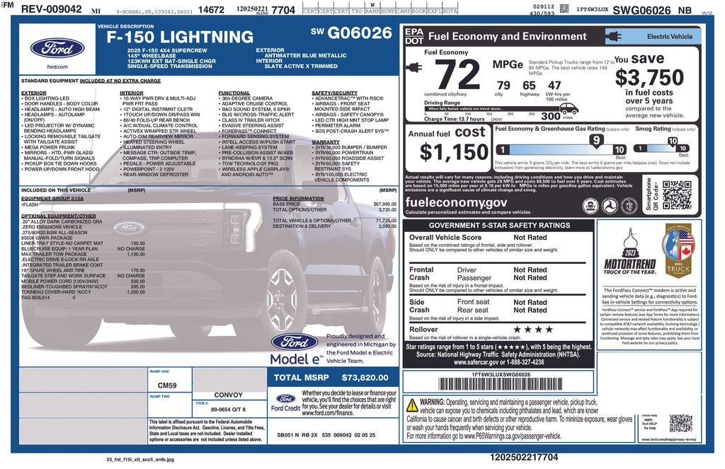2025 Ford F-150 Lightning Flash