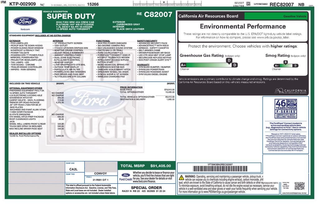 2024 Ford F-350SD Platinum