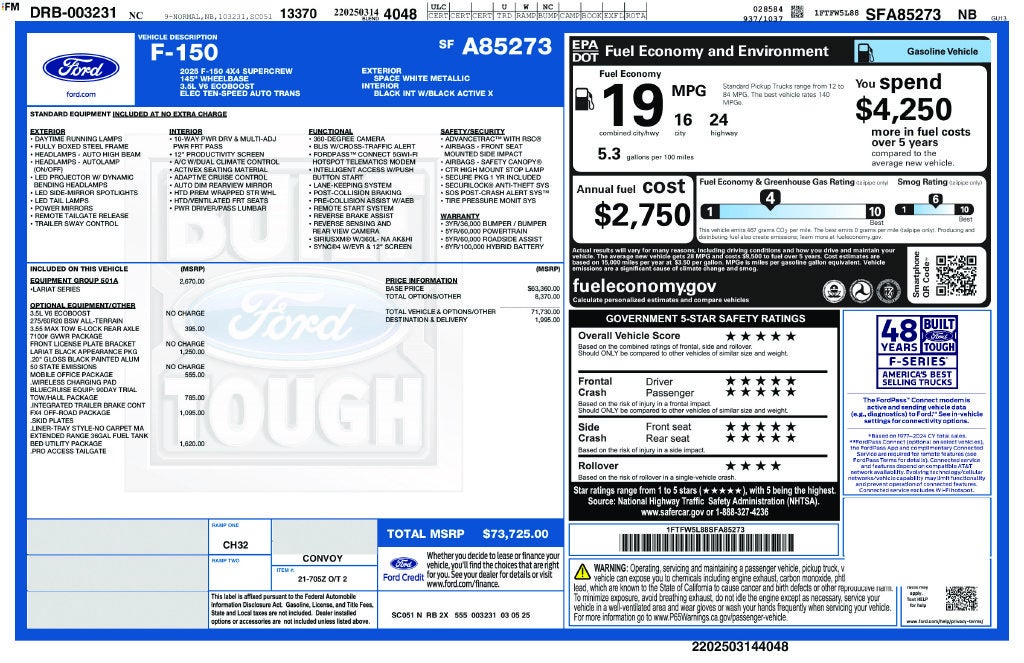 2025 Ford F-150 Lariat
