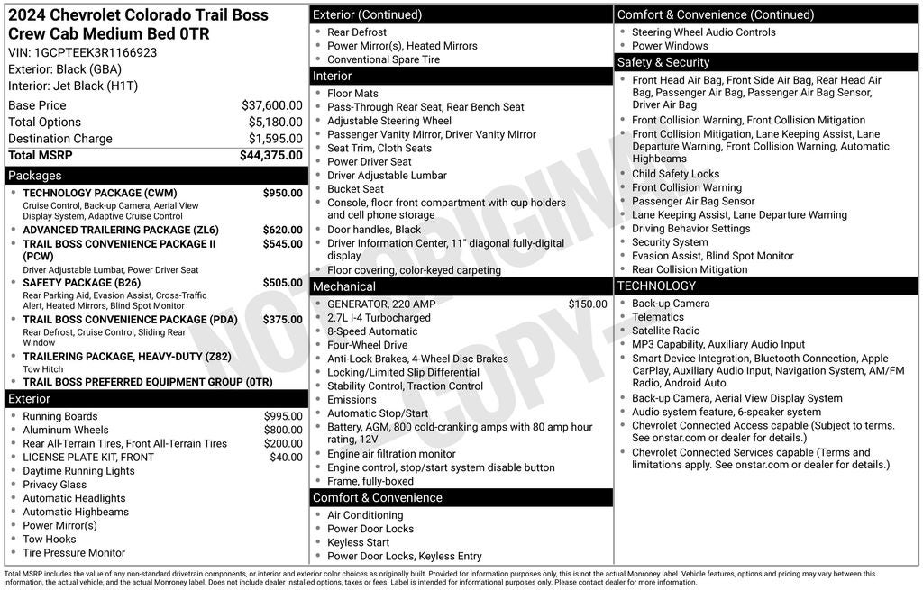 2024 Chevrolet Colorado Trail Boss