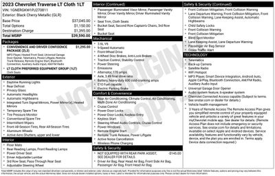 2023 Chevrolet Traverse LT 1LT