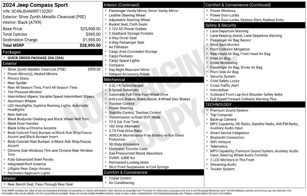 2024 Jeep Compass Sport