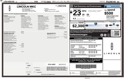 2015 Lincoln MKC Base