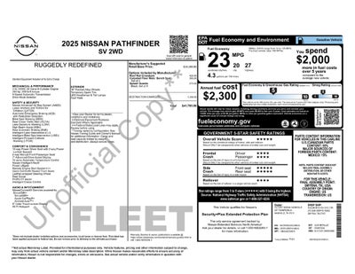 2025 Nissan Pathfinder SV