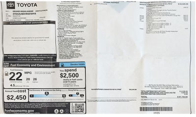 2024 Toyota Grand Highlander Platinum
