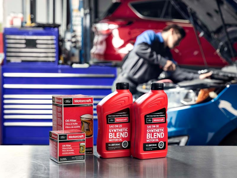Ford oil change service at Cella Ford