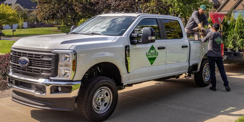 2026 Ford F-250 Super Duty used by a landscaping crew