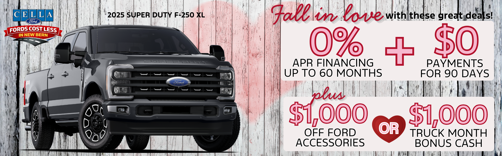 2025 Super Duty 0% + $0 Down + 0 Payments