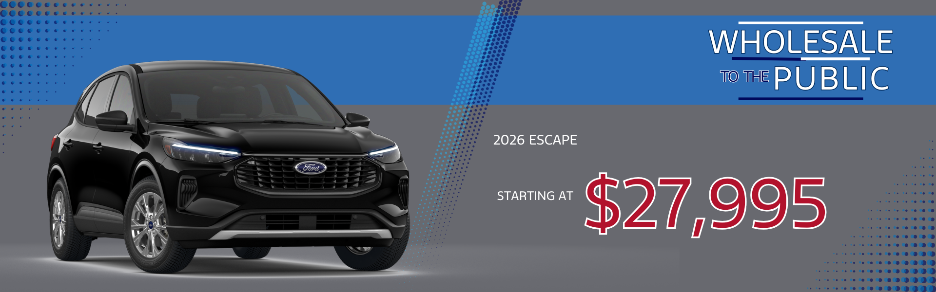 2026 Escape Active - purchase for as low as $27,995