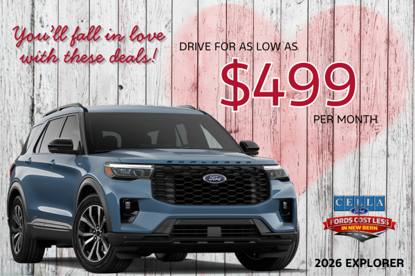 2026 Ford Explorer - Lease for $399 per month