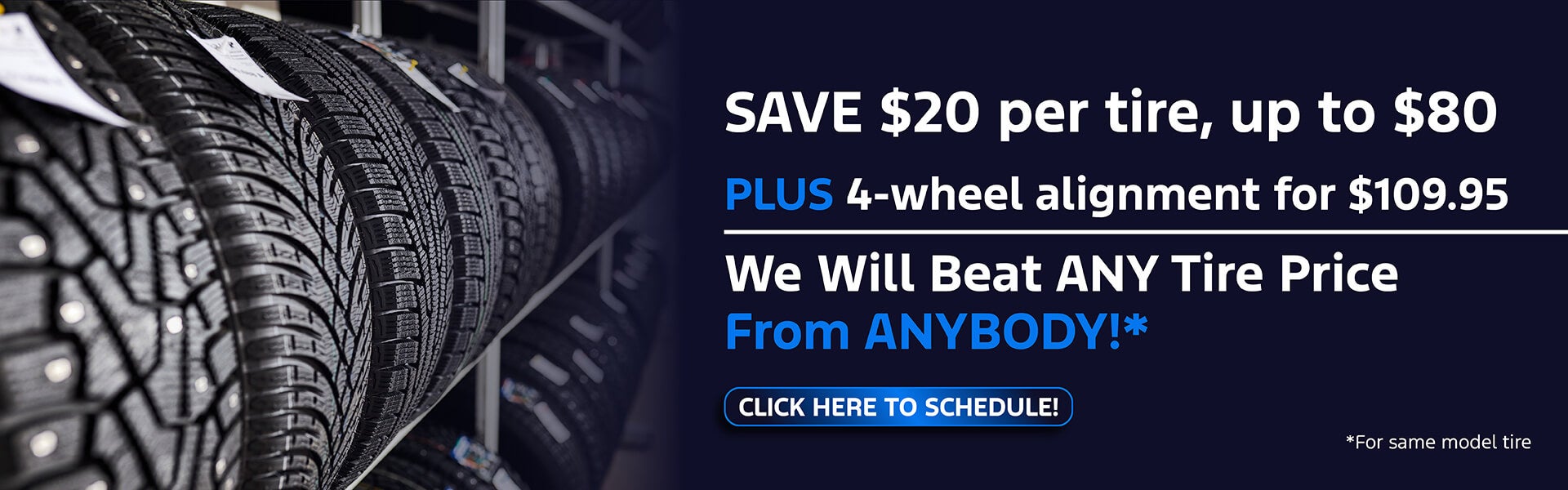Save $20 per tire